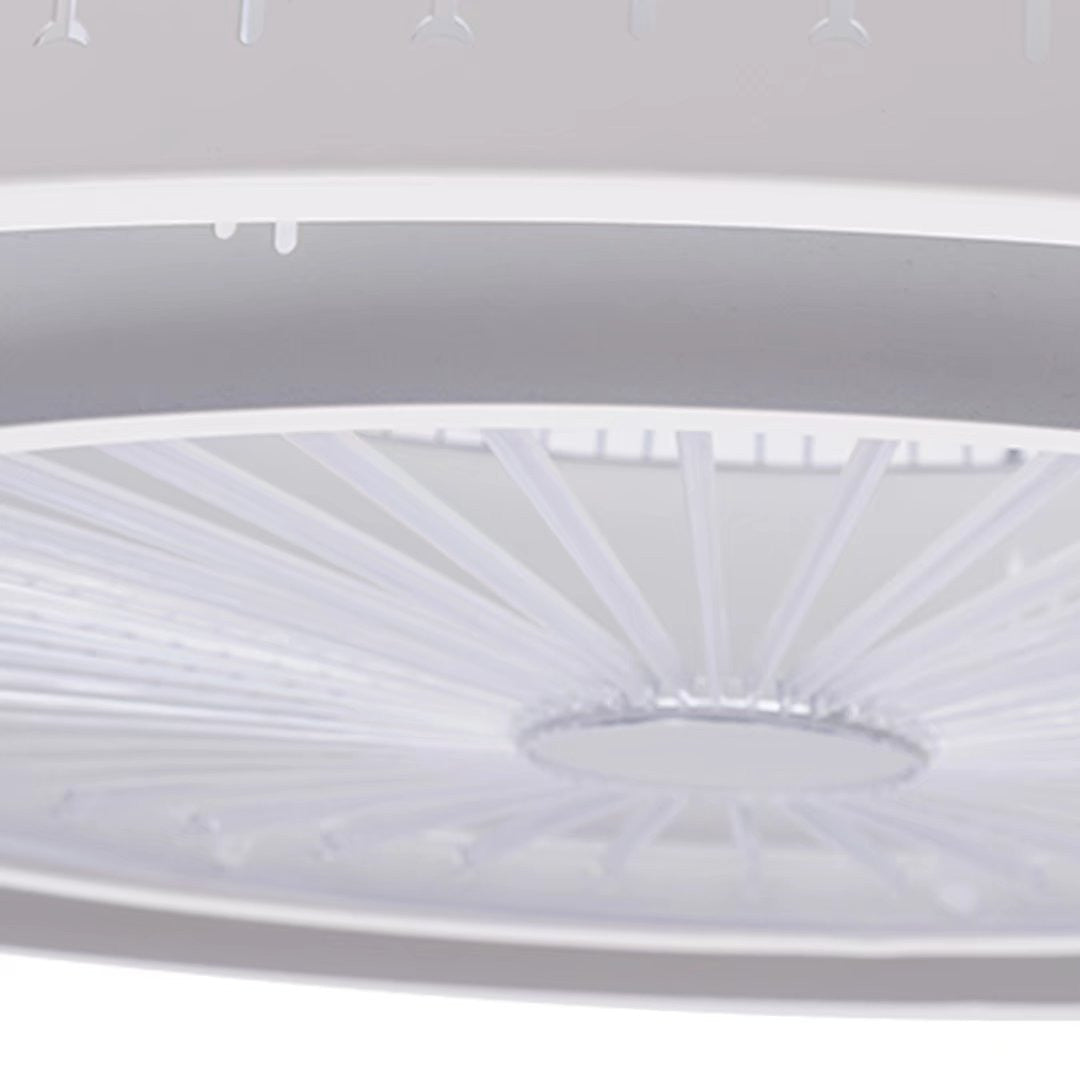 White Luxurious Ceiling Fan and Light By Homeroots