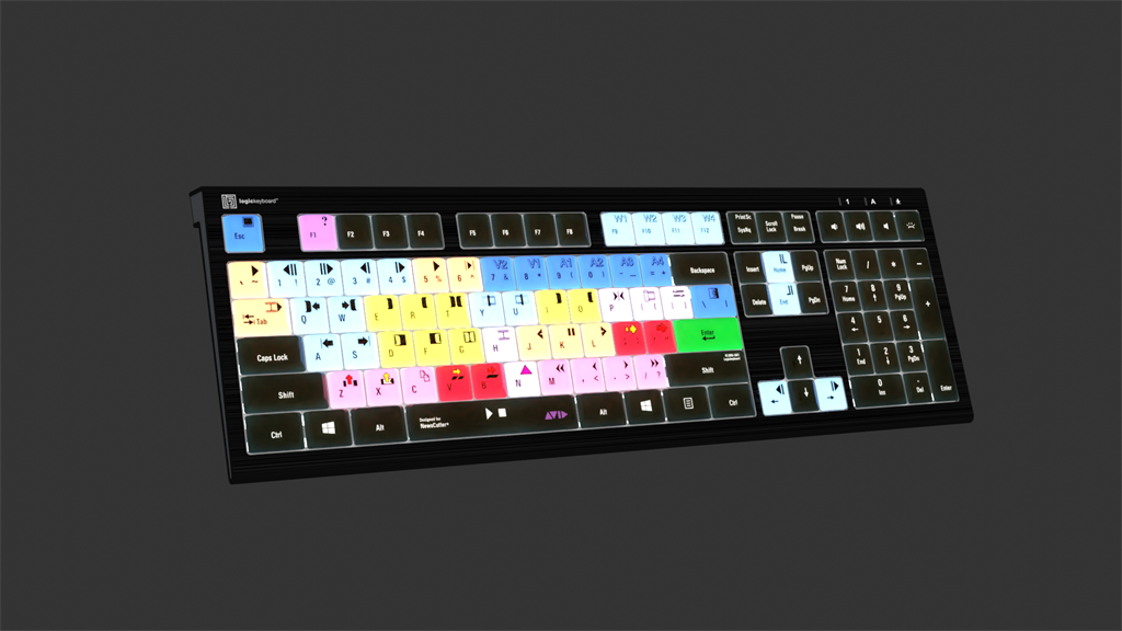 LogicKeyboard AVID NewsCutter PC Astra 2 US LKB-NEWSC-A2PC-US