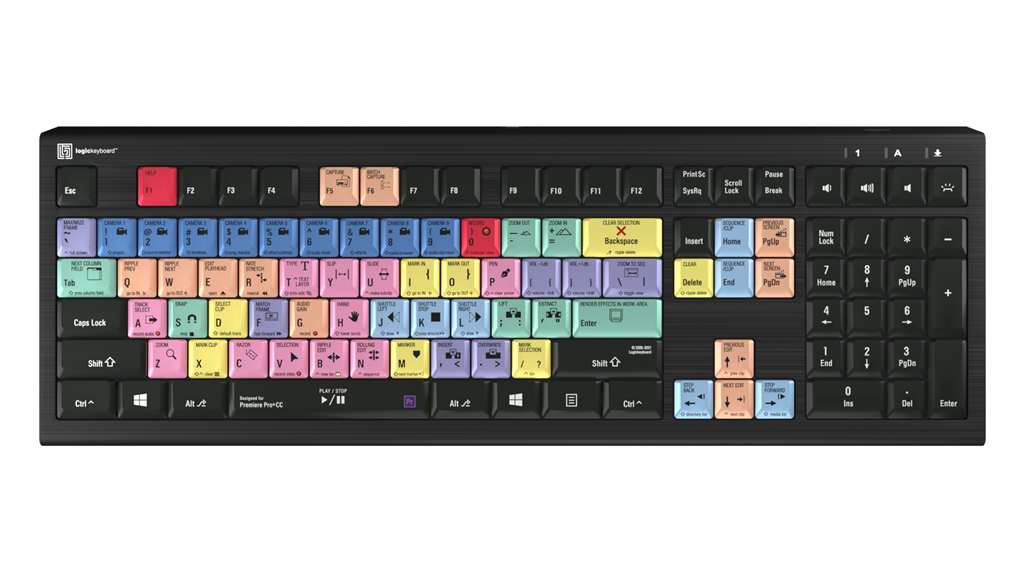 LogicKeyboard Adobe Premiere Pro CC PC Astra 2 US LKB-PPROCC-A2PC-US
