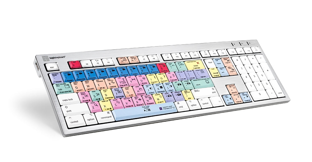 LogicKeyboard Adobe Premiere Pro CC ALBA Mac Pro US LKBU-PPROCC-CWMU-US