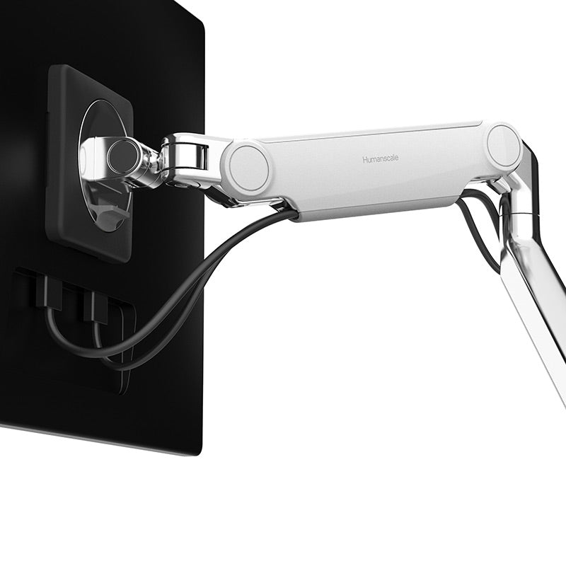 Humanscale M2.1 Monitor Arm – Silver with Gray Trim