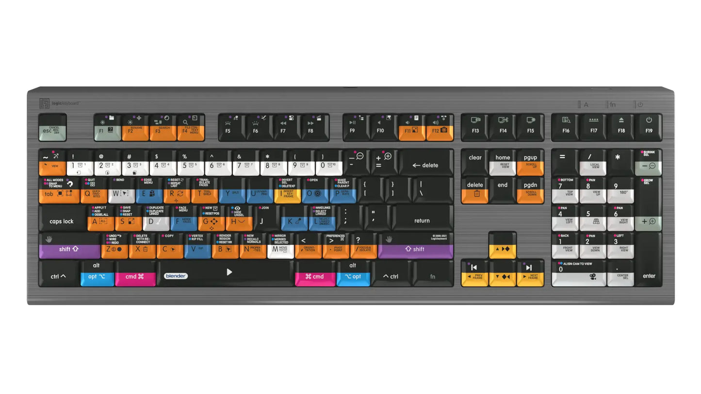 LogicKeyboard Blender 3D ASTRA 2 MAC US  LKB-BLEN-A2M-US